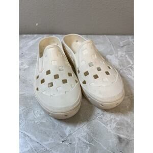 Vans Slip-On Mule TRK MTE‎ White Shoes Waterproof Beach Womens 6.5 Men’s 5
